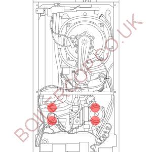 248049 - BAXI - Duo-tec - Duo-tec 28 HE - Gasket Plate Heat Exchanger